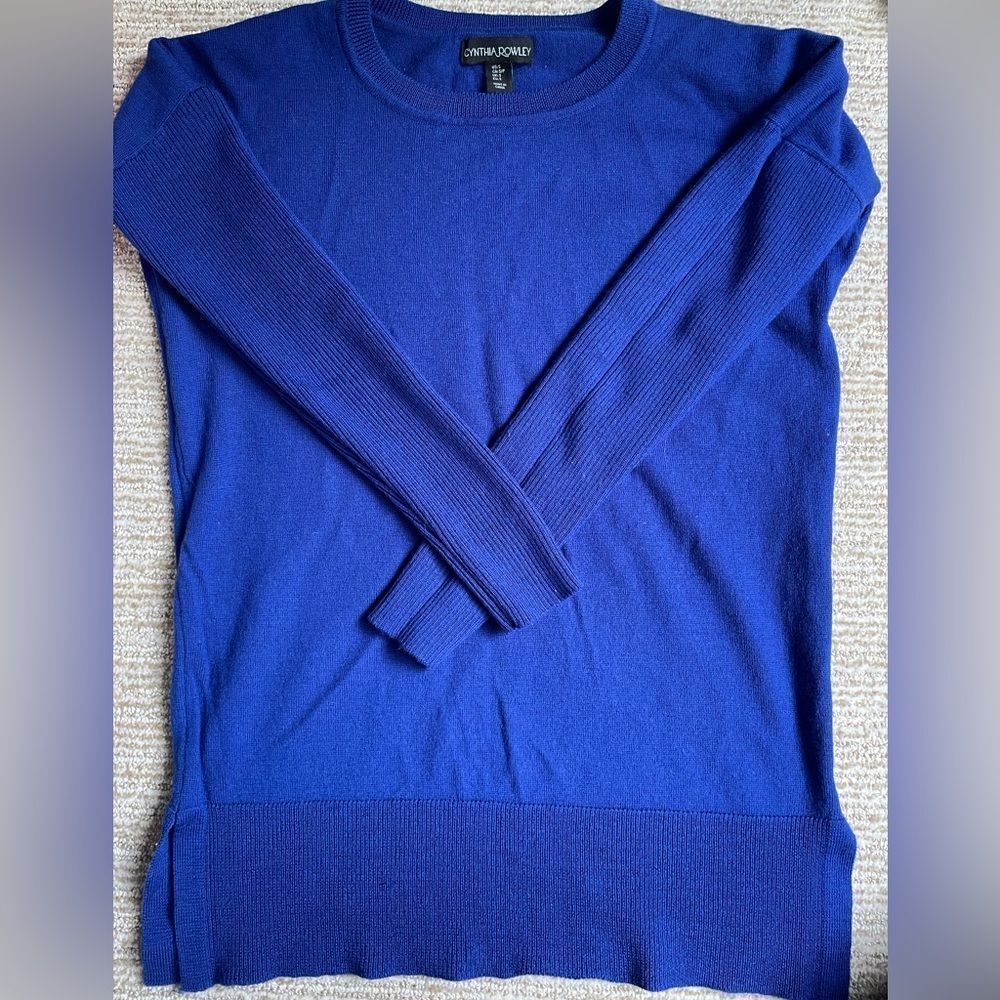 Cynthia Rowley Blue sweater
